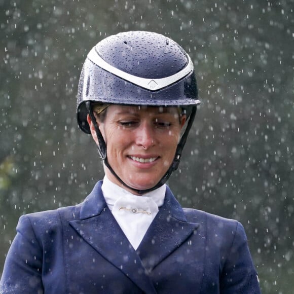 Zara Phillips (Zara Tindall) participe au concours équestre Osberton International and Young Horse à Osberton près de Worksop. Le 29 septembre 2022. 