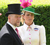 Zara Phillips (Zara Tindall) et son mari Mike Tindall lors du troisième jour "Ladies Day" de la Royal Ascot à l'hippodrome d'Ascot dans le Berkshire, Royaume Uni