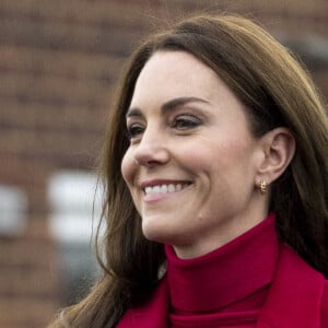 Le prince William, prince de Galles, et Catherine (Kate) Middleton, princesse de Galles, à leur arrivée au Windsor Foodshare à Windsor. Le 26 janvier 2023 