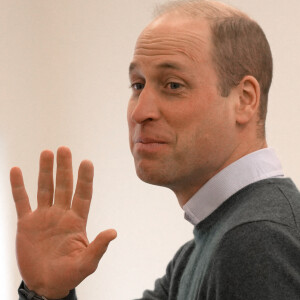 Le prince William, prince de Galles, et Catherine (Kate) Middleton, princesse de Galles, à son arrivée au Windsor Foodshare à Windsor. 