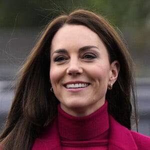 Le prince William, prince de Galles, et Catherine (Kate) Middleton, princesse de Galles, à son arrivée au Windsor Foodshare à Windsor. Le 26 janvier 2023 