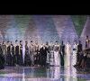 Le défilé de mode Haute-Couture "Giorgio Armani Privé" lors de la fashion week de Paris. Le 24 janvier 2023