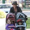 Brooke Burke et ses deux enfants Heaven Rain et Shaya