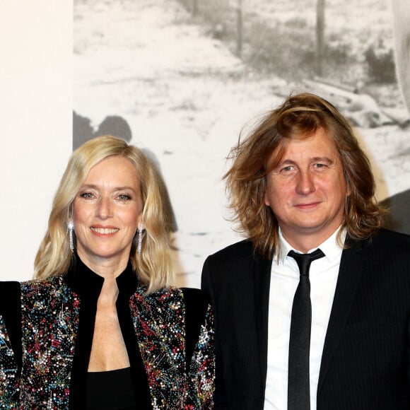 Léa Drucker et son compagnon Julien Rambaldi - Cérémonie d'ouverture du Festival Lumière 2021 à Lyon le 9 octobre 2021. © Dominique Jacovides / Bestimage 