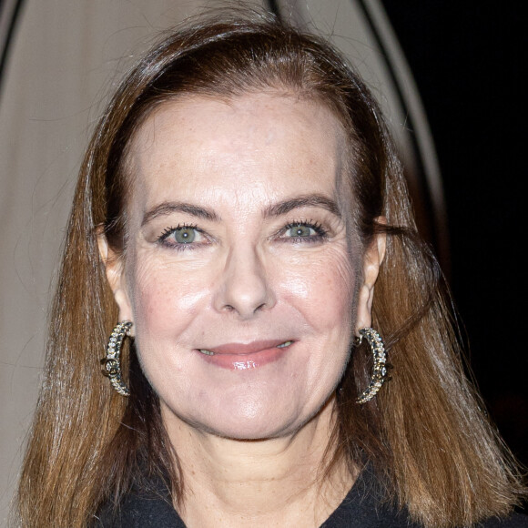 Carole Bouquet - Front Row au deuxième défilé de mode Haute-Couture Chanel au Grand Palais Éphémère lors de la Fashion Week Printemps-été de Paris, France. © Olivier Borde/Bestimage 