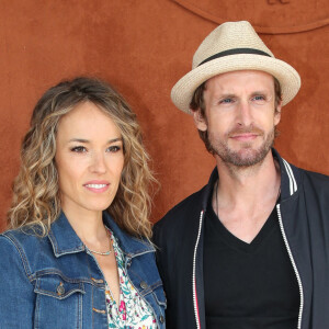 Elodie Fontan et son compagnon Philippe Lacheau au village (Jour 7) lors des Internationaux de France de Tennis de Roland Garros à Paris, France. © Bertrand Rindoff/Bestimage 