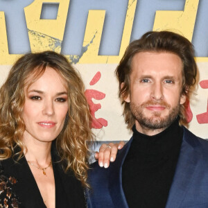 Elodie Fontan et son compagnon Philippe Lacheau - Avant-première du film "Super-héros malgré lui" au cinéma Le Grand Rex à Paris le 31 janvier 2022. © Coadic Guirec/Bestimage