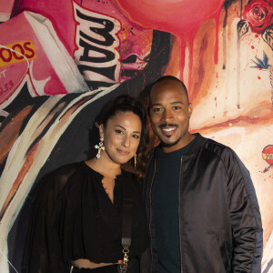 Exclusif - Charlotte Namura et Jean-Luc Guizonne - Les célébrités assistent à l'inauguration du restaurant Lounge "Manzil" à Paris, le 18 juin 2020. © Jack Tribeca / Bestimage.