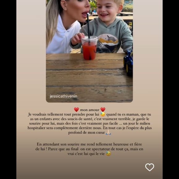 Jessica Thivenin fait une déclaration à son fils Maylone