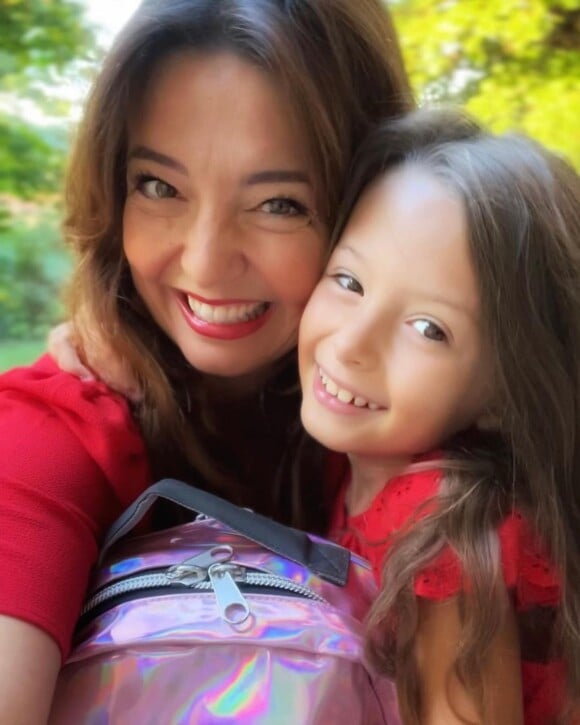 Carinne Teyssandier et sa fille sur Instagram.