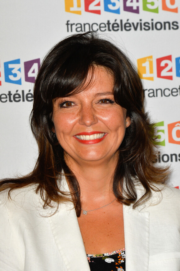 Carinne Teyssandier lors du photocall de la présentation de la nouvelle dynamique de France Télévisions. Paris. © Guirec Coadic/Bestimage