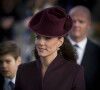 Kate Middleton, duchesse de Cambridge - La famille royale se rend à la messe de Noël à Sandringham le 25 décembre 2011