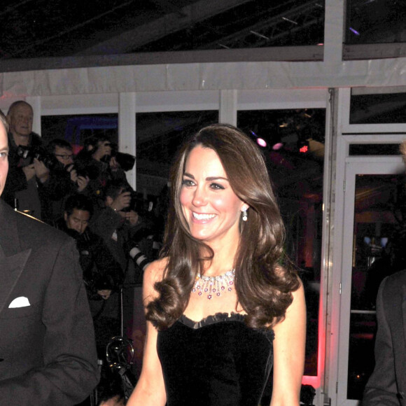 Les princes William et Harry et sa femme Catherine - Cérémonie "The Sun Military Awards" à Londres le 19 décembre 2011