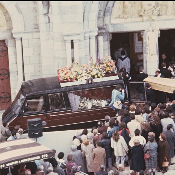 Les obsèques de Daniel Balavoine à Biarritz en 1986