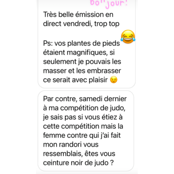 Faustine Bollaert divulgue des messages étrange d'un admirateur...