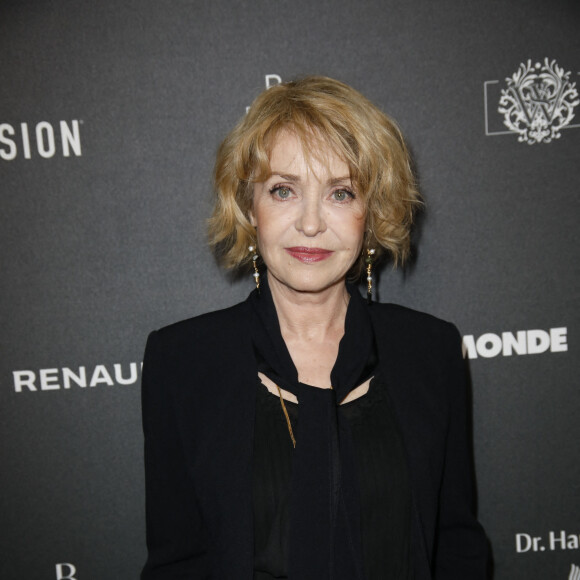 Fanny Cottençon arrive à la 14ème cérémonie des Globes de Cristal, à la salle Wagram à Paris, le 4 février 2019. © Marc Ausset-Lacroix/Bestimage 