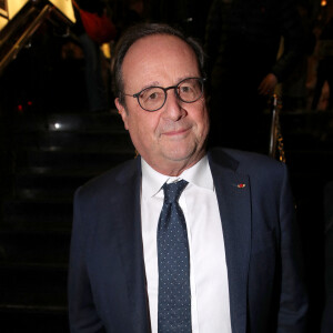 François Hollande - Projection du documentaire "Slava Ukraini" (Gloire à l'Ukraine) de Bernard-Henri Lévy au Cinéma Balzac à Paris, le 6 février 2023. © Bertrand Rindoff / Bestimage