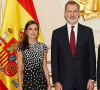 Le roi Felipe VI et la reine Letizia d'Espagne ont été reçus par le président Joao Lourenço et sa femme Ana Dias Lourenco au palais présidentiel à Luanda, à l'occasion de leur voyage officiel en Angola. 