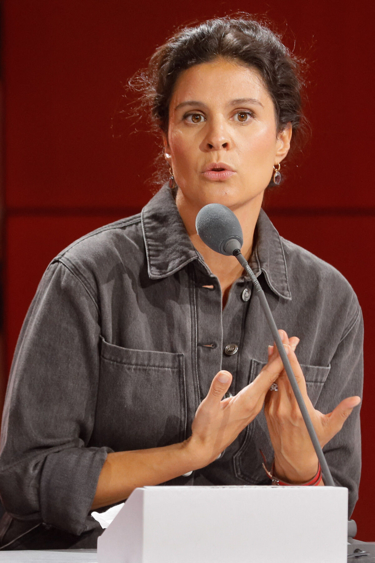 Photo Apolline de Malherbe Conférence de presse de rentrée de RMC