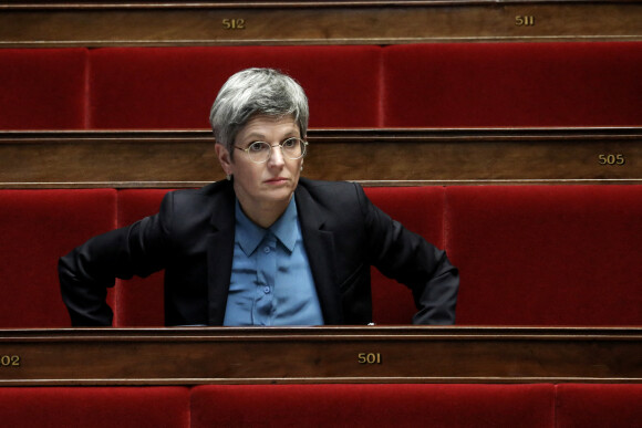 Sandrine Rousseau, députée EELV - Séance de questions au gouvernement à l'Assemblée Nationale, Paris, le 6 décembre 2022. © Stéphane Lemouton / Bestimage