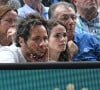 Vianney et sa femme Catherine Robert en tribune lors du tournoi de tennis "Rolex Paris Masters 2022" à Bercy AccorHotels Arena à Paris le 2 novembre 2022. © Veeren/Bestimage