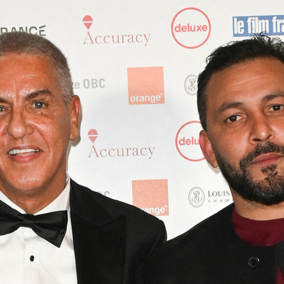 Samy Naceri et Rachid Kallouche, alias Jean-Rachid - 30ème cérémonie des Trophées du film français à l'hôtel Intercontinental à Paris le 7 février 2023. © Coadic Guirec/Bestimage