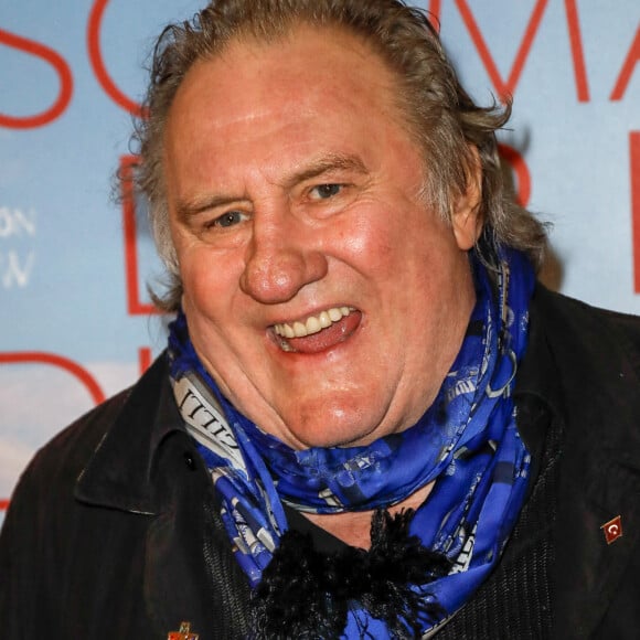 Gérard Depardieu à la première du film "The Taste of Small Things" à Berlin.