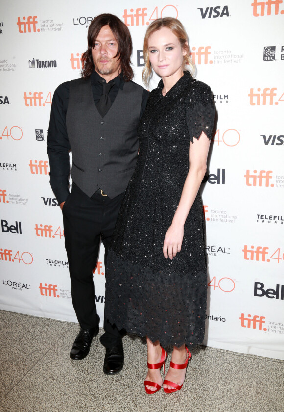 Diane Kruger, Norman Reedus à la première de 'Sky' lors du Festival international du film 2015 de Toronto, le 16 septembre 2015