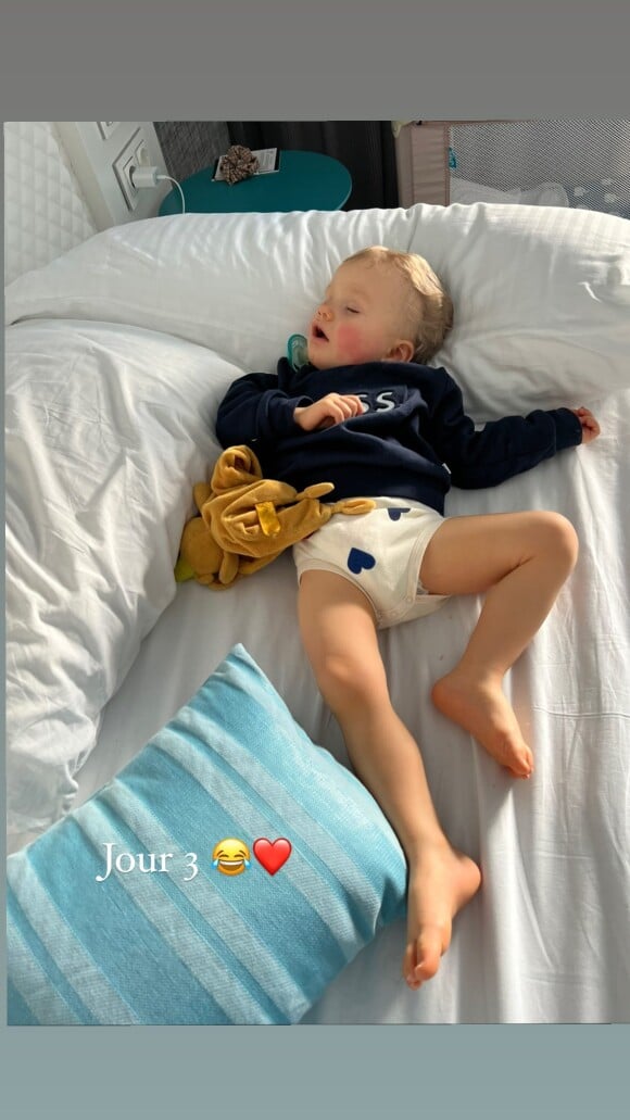 Story Instagram de Marion Rousse du vendredi 10 février 2023 - son fils Nino