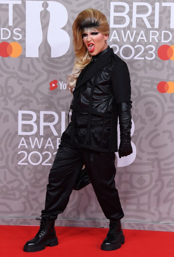 Jodie Harsh au photocall de la cérémonie des Brit Awards 2023 à l'O2 Arena à Londres le 11 février 2023. 