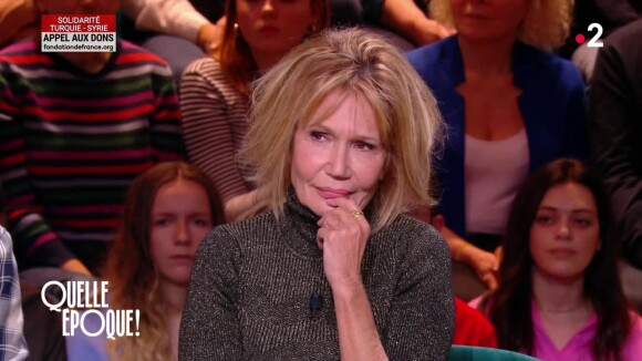 Clémentine Célarié invitée dans "Quelle époque !" sur France 2 samedi 11 février 2023.