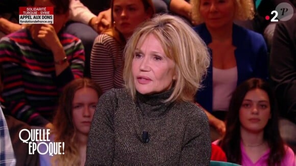 Clémentine Célarié était invitée de "Quelle époque !" sur France 2.