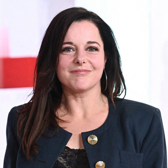 Exclusif - Laure Calamy lors de l'enregistrement de l'émission "Vivement dimanche" au studio Gabriel, présentée par M.Drucker. © Guillaume Gaffiot / Bestimage 