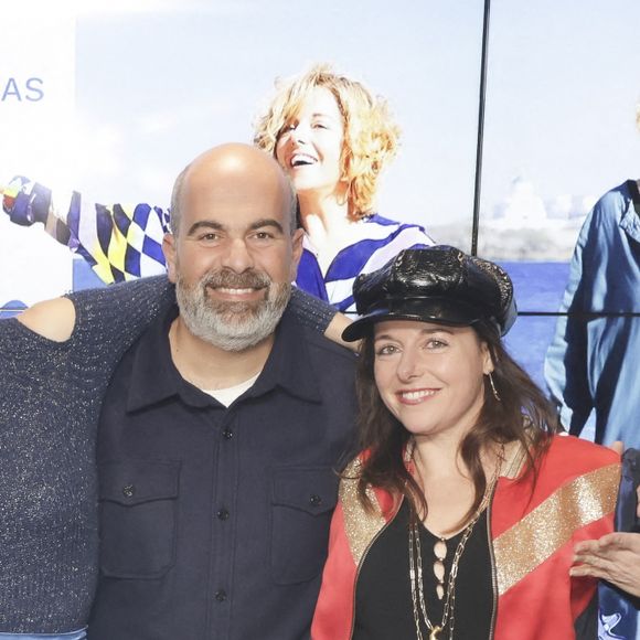 Olivia Côte, Marc Fitoussi et Laure Calamy - Avant-première du film "Les cyclades" à l'UGC Ciné Cité les Halles à Paris le 13 décembre 2022. © Jack Tribeca / Bestimage 