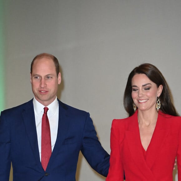 Le prince William, prince de Galles, et Catherine (Kate) Middleton, princesse de Galles, lors de la soirée "Shaping Us" en amont des BAFTA Awards 2023 à Londres, le 30 janvier 2023. 