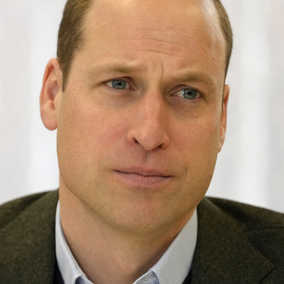Le prince William, prince de Galles, lors d'une visite d'un centre de l'association caritative Depaul, pour souligner le travail qu'ils font pour aider les jeunes sans-abri ou dans un logement précaire, ainsi que pour l'empêcher de se produire en premier lieu, à Londres, Royaume Uni, le 19 janvier 2023. 