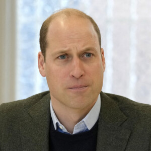 Le prince William, prince de Galles, lors d'une visite d'un centre de l'association caritative Depaul, pour souligner le travail qu'ils font pour aider les jeunes sans-abri ou dans un logement précaire, ainsi que pour l'empêcher de se produire en premier lieu, à Londres, Royaume Uni, le 19 janvier 2023. 