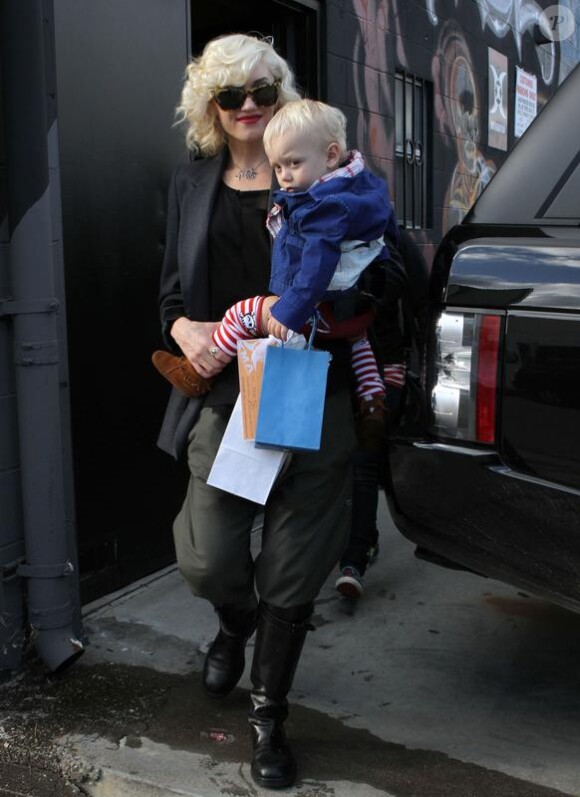 Gwen Stefani à l'anniversaire de Cruz le 20 février à Los Angeles