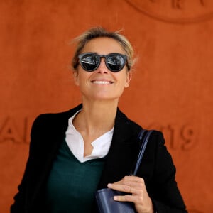 Anne-Sophie Lapix - Célébrités dans le village des internationaux de France de tennis de Roland Garros à Paris, France, le 8 juin 2019. ©Jacovides-Moreau / Bestimage