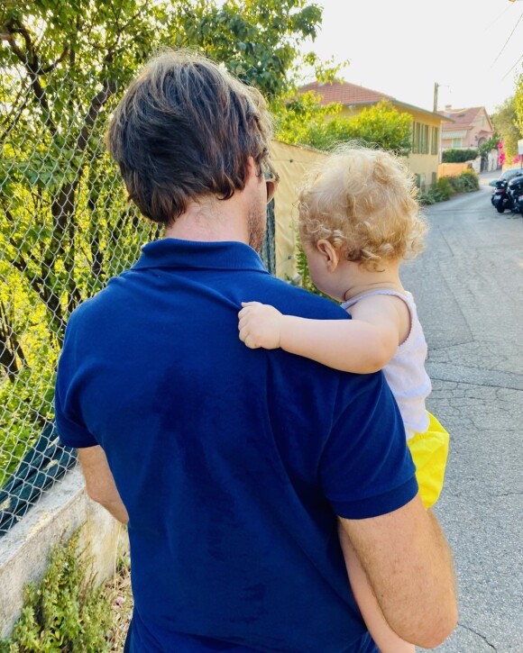 Mathieu Vergne et sa fille Valentine sur Instagram.