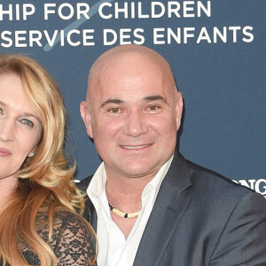 Steffi Graf et son mari André Agassi - Longines a organisé un Gala de charité en l'honneur de Steffi (Stefanie) Graf et de André Agassi avec les associations caritatives "Children for Tomorrow" et "The André Agassi Foundation for Education" au Musée Rodin à Paris avec qui la marque célèbre ses 10 ans de partenariat. Longines donnera le coup d'envoi d'une vente aux enchères de montres exclusives en faveur des associations de Steffi Graf et de André Agassi. Paris le 2 juin 2018 © Guirec Coadic/Bestimage