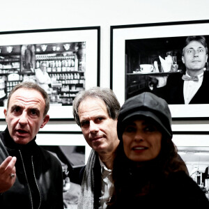 Exclusif - Nikos Aliagas - Vernissage de l'exposition "Regards Vénitiens" de l'artiste photographe Nikos Aliagas au Palazzo Vendramin Grimani. Venise, le 3 Février 2023. © Dominique Jacovides / Bestimage