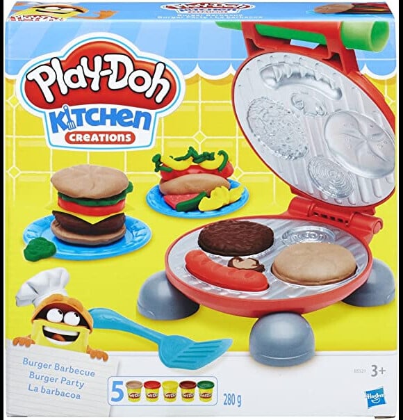 Votre enfant va créer de délicieux burgers et hot-dogs avec ce jeu Play-Doh Kitchen Burger Party