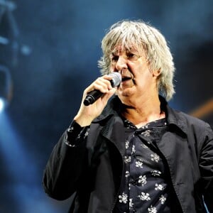 Jacques Higelin en concert pendant les Solidays à Paris. Le 23 juillet 2010.