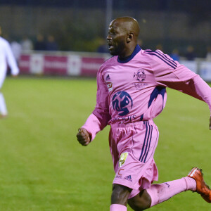 Exclusif - Claude Makélélé - Match de charité du Variétés Club de France contre la SNCF Logistics au profit de l'association "+ De Vie" au stade Leo Lagrange de Poissy le 12 octobre 2015.