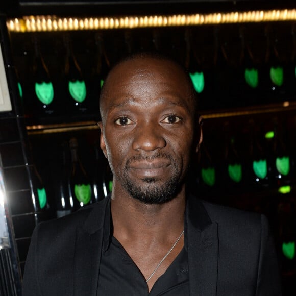 Exclusif - Claude Makelele - DJ Tefa & DJ Moox aux platines du restaurant La Gioia lors de la soirée "Les musiques de la Gioia" à Paris.