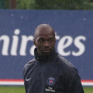 Claude Makelele - Entrainement du Psg avant le match Montpellier-Psg a Clairefontaine, France le 07 Aout 2013.