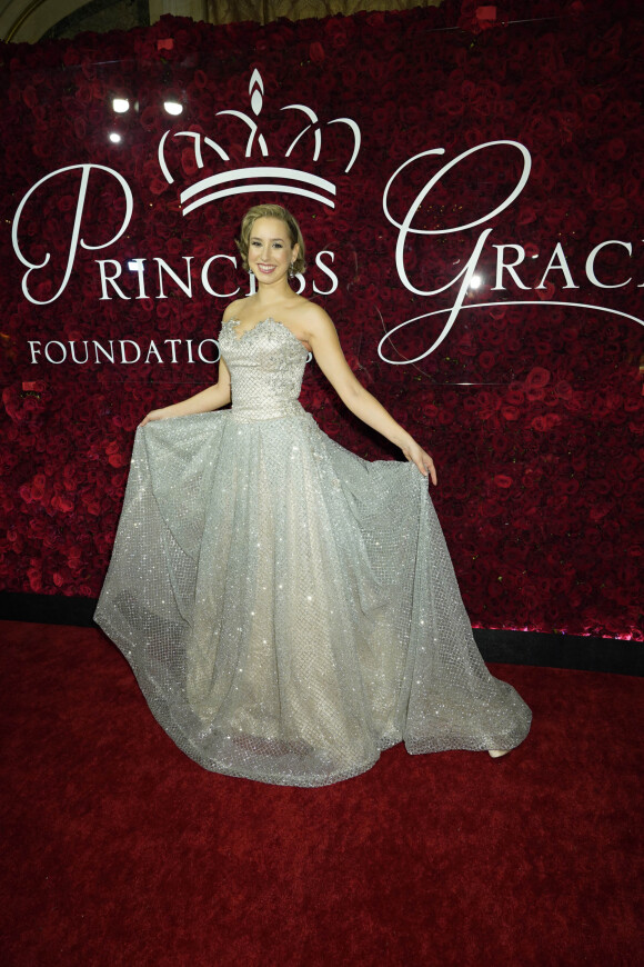 Jazmin Grace-Grimaldi au photocall de la soirée Princess Grace Awards 2019 à l'hôtel Plaza de New York le 25 novembre 219. 
