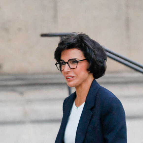 Semi-exclusif - Rachida Dati - Hommage à Charlotte Valandrey en l'église Saint François-Xavier à Paris le 6 octobre 2022. © Christophe Clovis/Bestimage