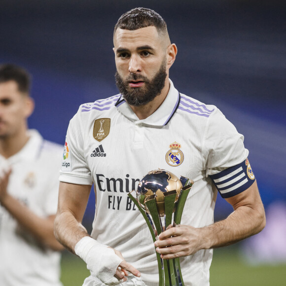 Karim Benzema a inscrit deux penaltys contre Elche (4-0), ses 229ème et 230ème buts en Liga avec le Real Madrid le 15 février 2023.